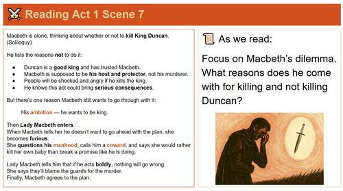 Macbeth: Complete Scene-by-Scene Scheme of Work | Teaching Resources