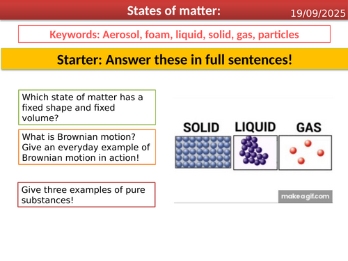 Smart Activate 3 - States of matter