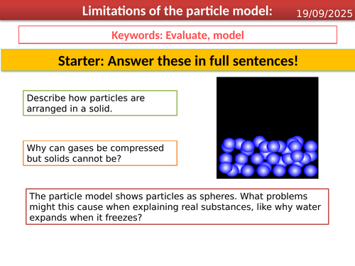 Smart Activate 3 - Limitations of the particle model.