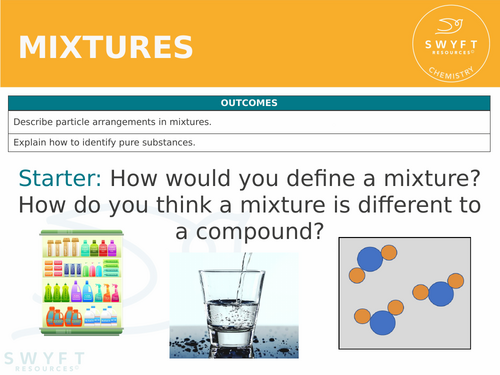 KS3 ~ Year 8 ~ Mixtures