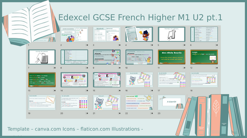 GCSE FRENCH - Studio Higher - Module 1 - Unité 2 pt.1 - C'est de ...