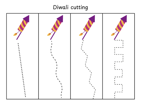 Diwali cutting skills
