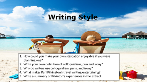 Travel Writing - Writing Style (Bill Bryson)
