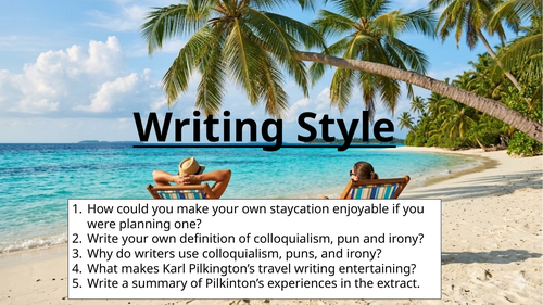Travel Writing - Writing Style (Great Barrier Reef)