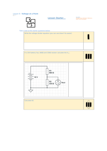 GCSE Electronics Concepts L9 — presentation, worksheet & videos ...