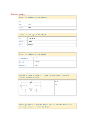 GCSE Electronics Concepts L2 — presentation, worksheet & videos ...