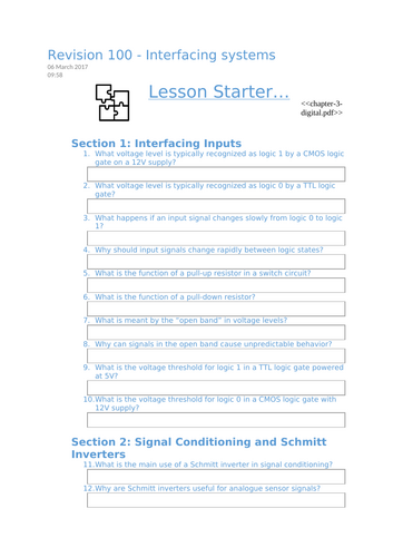 GCSE Electronics – Interfacing Digital to Analogue Circuits | 100 ...