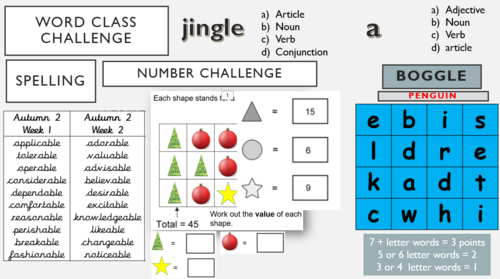Year 6 Morning Activities - Autumn Term 2 | Teaching Resources