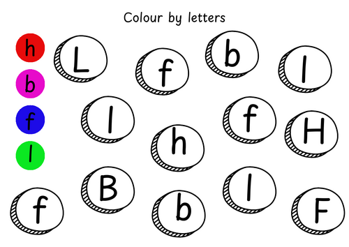 colour by letters HBFL