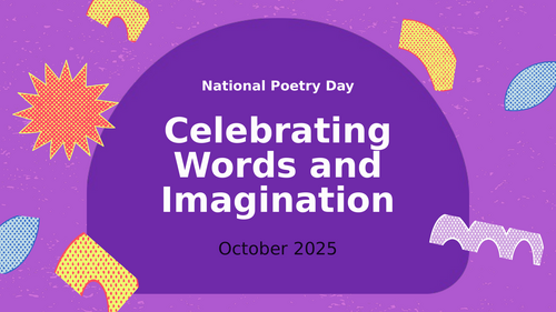 National Poetry Day Assembly PowerPoint KS1 & KS2 Primary English