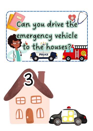 People who help us - Number cars match