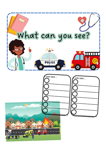 People who help us - What can you see?