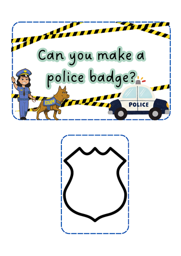 People who help us - Police badge
