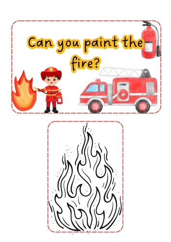 People who help us - Fire paintings