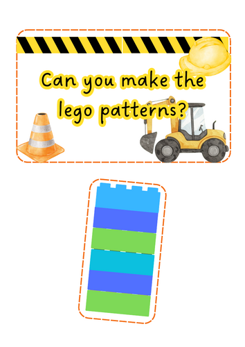 People who help us  - lego patterns