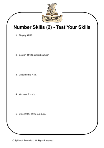 GCSE Maths Foundation – Number Skills (2) Review