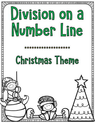 Division on a Number Line Worksheets 3rd Grade & 4th Grade Math