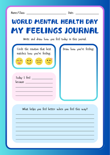World Mental Health Day - Assembly and Resource Pack 2026 | Teaching ...