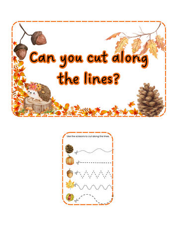 Autumn - Scissor Skills