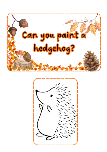 Autumn - Paint the Hedgehogs