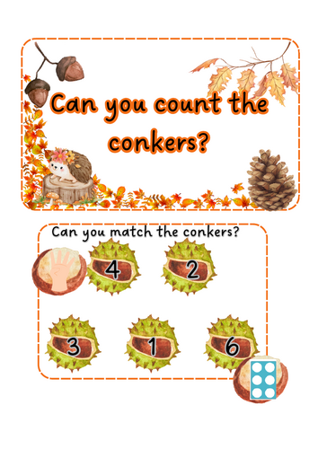 Autumn - Conker Number Representations