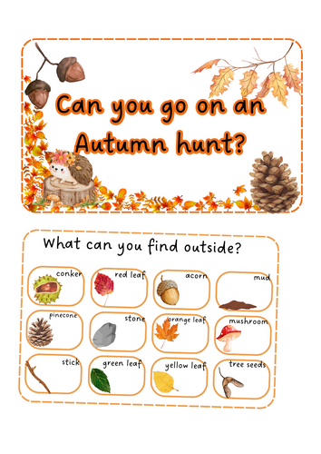 Autumn - Autumn walk hunt