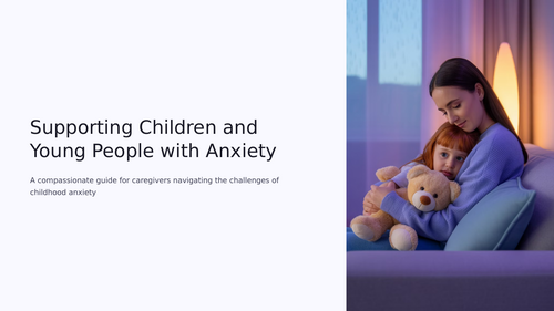 Supporting Children and Young People with Anxiety | Teaching Resources