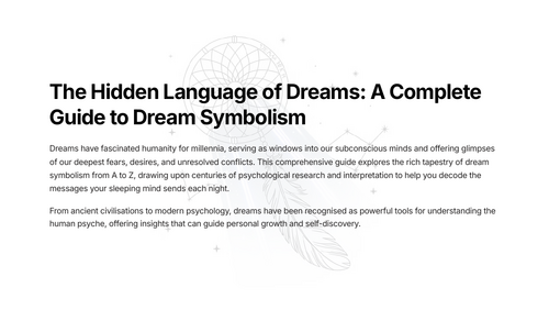Exploring the Psychology of Dreams – Scientific Theories and Dream ...