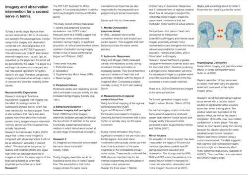 PETTLEP Imagery for Sport Psychology | Teaching Resources