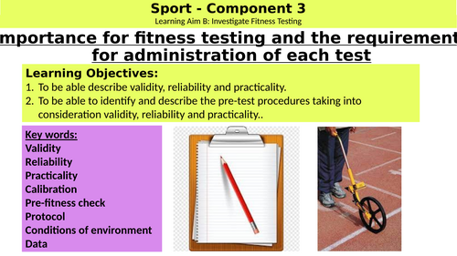 BTEC Tech Award Sport - Component 3