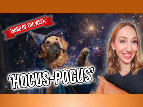 Word of the Week – Hocus-Pocus (KS2 Vocabulary and Writing Activities ...