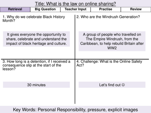 Y8 PSHE- HT2 Independence & Aspirations