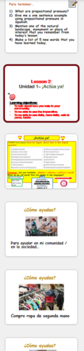 GCSE SPANISH NEW SPEC MODULE 7 Un mundo mejor para todos - ALL LESSONS ...