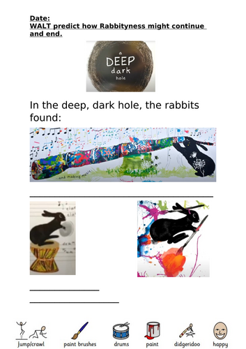 Rabbityness prediction adapted tasks | Teaching Resources