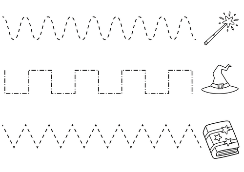 Magic Trace and Colour Pencil Control – Early Writing Practice ...