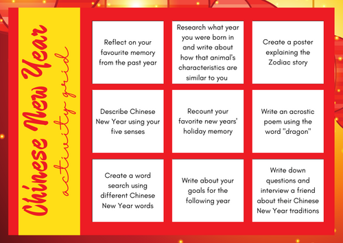 Chinese New year extension activity