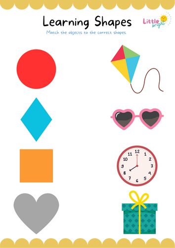 Learning Shapes – Match Activity (EYFS & KS1)