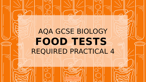 RP4 Food Tests – Summary PPT (GCSE Biology) | Teaching Resources