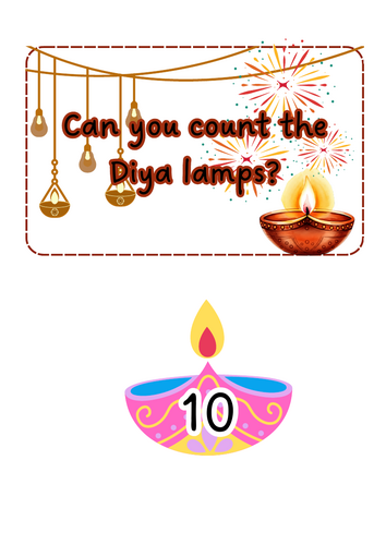 Diwali Diya counting