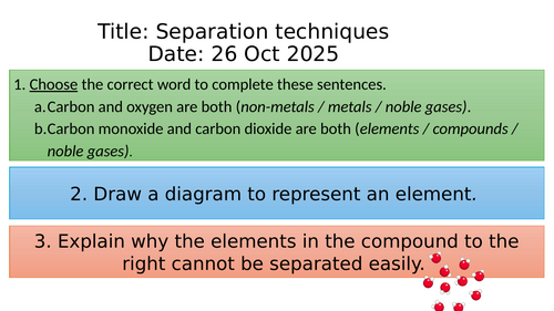 Separation technique