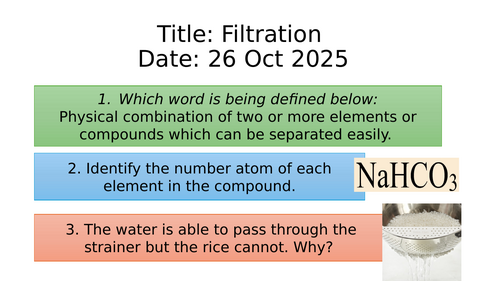 KS3/4- Filtration