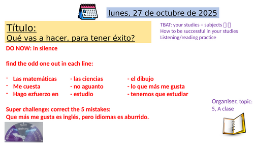 A Clase School Module GCSE AQA Spanish lesson bundle with resources and ...
