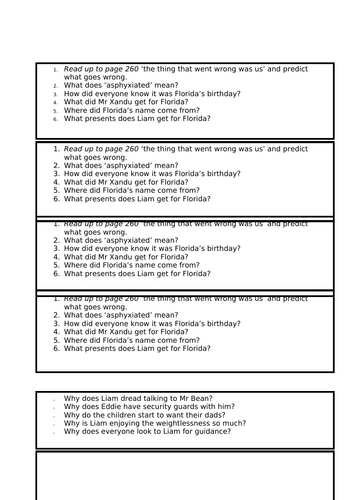 Year 5 VIPERS Reading Unit – Cosmic by Frank Cottrell Boyce (6 Weeks ...