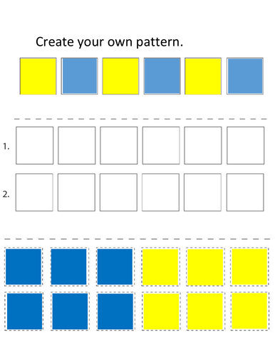 Pattern Play: Cut, Stick, and Create!