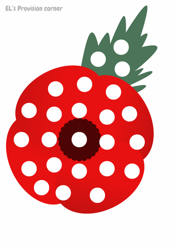 Remembrance day fine motor activity