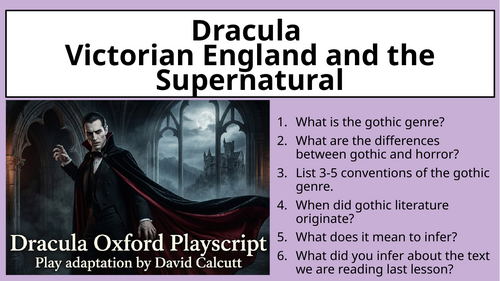 Dracula (Play) - Context - Victorian England and the Supernatural