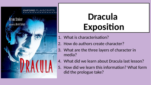Dracula (Play) - Gothic Openings (Act 1 Scene 1)