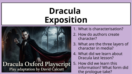 Dracula (Play) - Gothic Openings (Act 1 Scene 1)