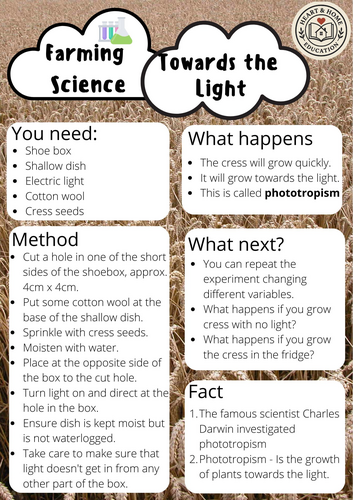 Farm Science Experiments for Kids | STEM Activities for School ...