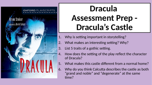 Dracula's Castle - Creative Writing Assessment